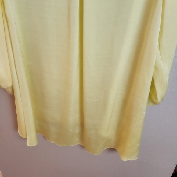 Soft Surroundings Yellow Popover Long Sleeve Tunic Shirt Dress - Picture 7 of 7